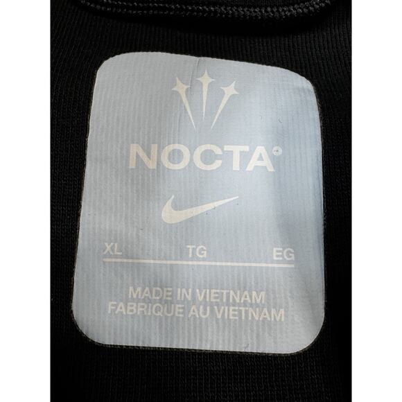 Nike NOCTA Tech Fleece Full Zip Hoodie Black Yellow XL Drake Collaboration - Picture 8 of 10